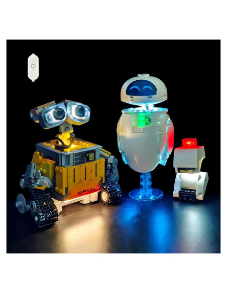 Kit de Luz LED BRIXSPARK para Lego 43279 Wall-E y EVE
