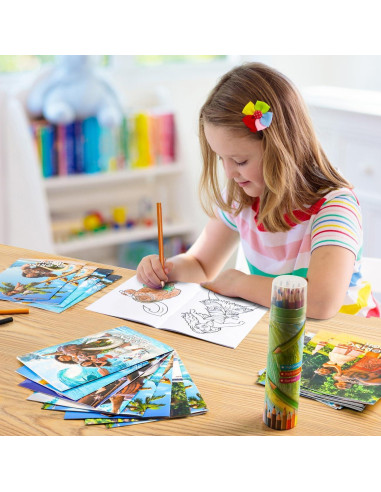 Libros para Colorear Moana 24PCS - Suministros Fiesta Cumpleaños