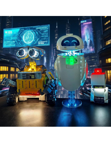 Kit de Luz LED BRIXSPARK para Lego 43279 Wall-E y EVE