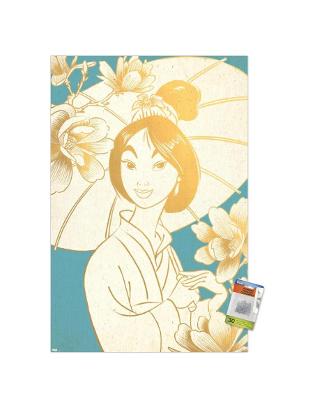 Póster de pared Disney Mulan Trends International 86.4x56.5cm