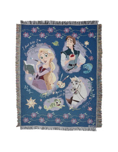 Manta de Tapiz Tejida Disney Princesas Rapunzel 121.9x152.4 cm