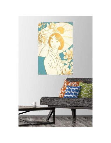 Póster de pared Disney Mulan Trends International 86.4x56.5cm