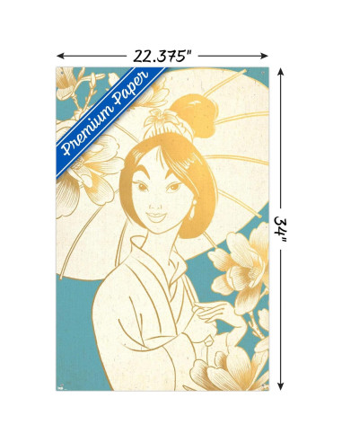 Póster de pared Disney Mulan Trends International 86.4x56.5cm