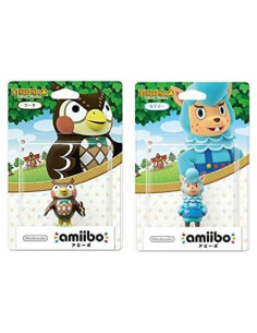Conjunto 2 Amiibo Animal Crossing Blathers Cyrus Importado