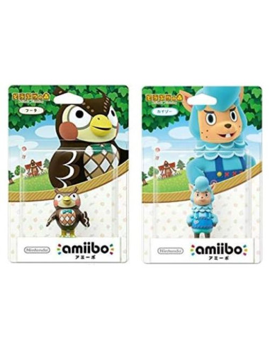 Conjunto 2 Amiibo Animal Crossing Blathers Cyrus Importado