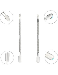 Juego de Recortadores de Cutículas XINMEIWEN 8 Piezas Acero Inoxidable 2