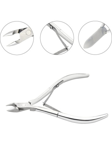 Juego de Recortadores de Cutículas XINMEIWEN 8 Piezas Acero Inoxidable