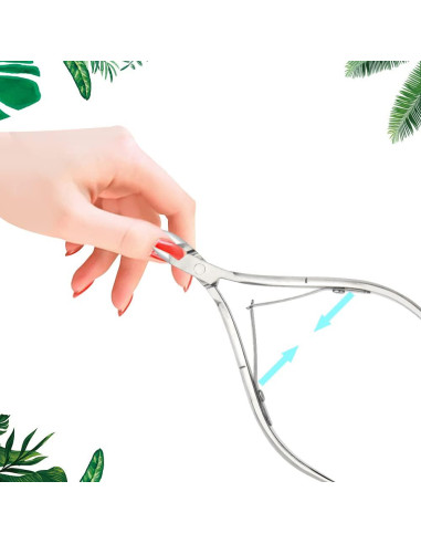 Juego de Recortadores de Cutículas XINMEIWEN 8 Piezas Acero Inoxidable