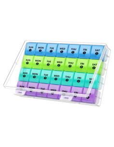 Organizador de Pastillas Mensual XL DANYING 28 Compartimentos