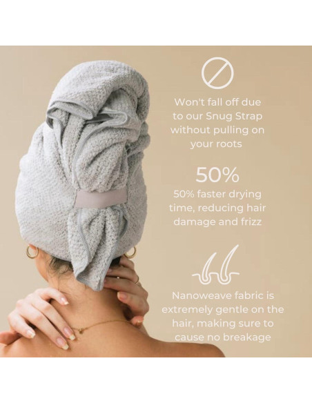 Toalla de Pelo VOLO Hero Nube Rosa - Microfibra Ultra Suave