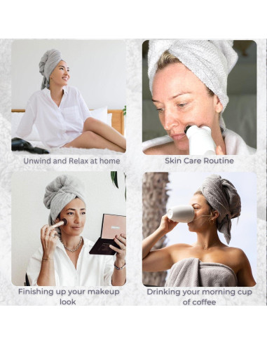 Toalla de Pelo VOLO Hero Nube Rosa - Microfibra Ultra Suave