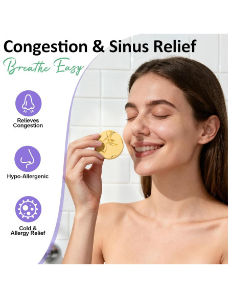 Bombas de Vapor de Ducha RUSEMLE - 8 Aromas Relajantes