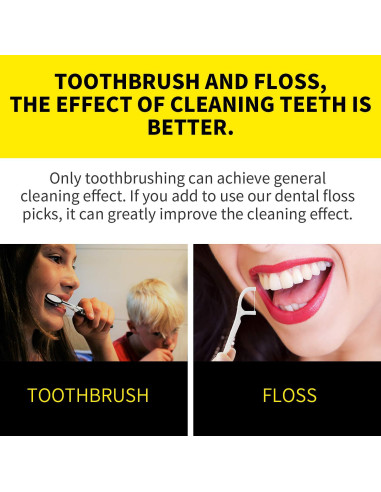 Palillos de Hilo Dental EasyHonor 300 Unidades Viaje