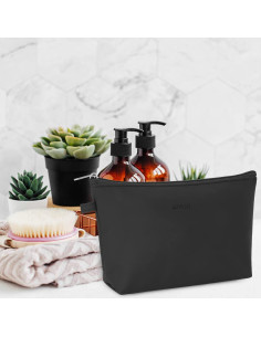 Bolsa Cosmética WANDF para Mujeres Mini Organizador Negro 2