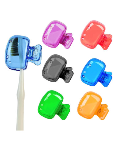 Cubiertas de Cabeza de Cepillo de Dientes LvnRaay - 6 Piezas Reutilizables