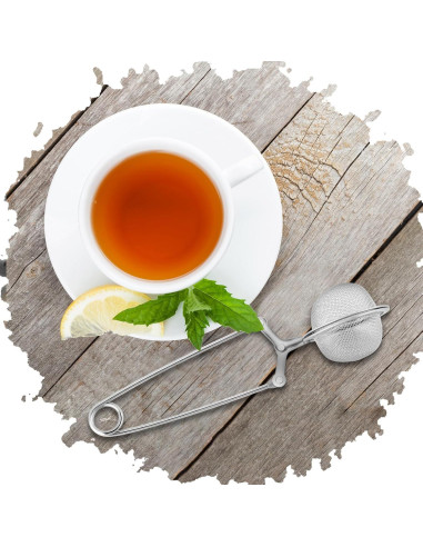 Infusor de Té Yinder 108 Piezas Acero Inoxidable 15.5 cm