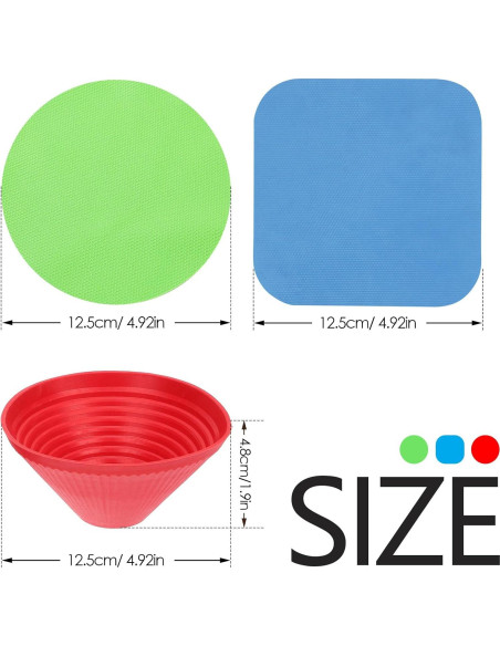 Abrebotellas de goma Tuojecuk, 3 piezas, antideslizantes