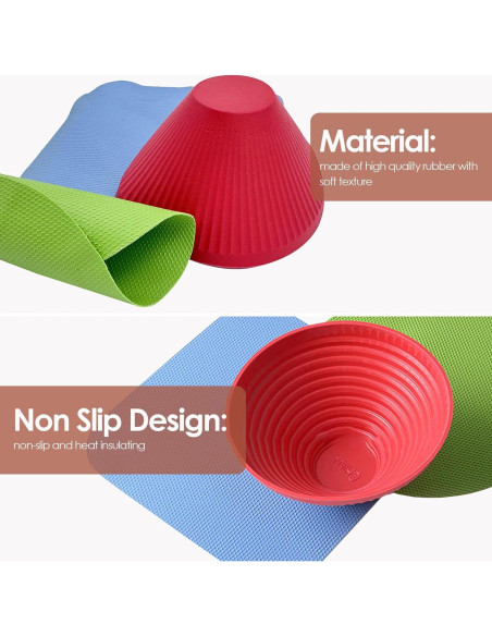 Abrebotellas de goma Tuojecuk, 3 piezas, antideslizantes