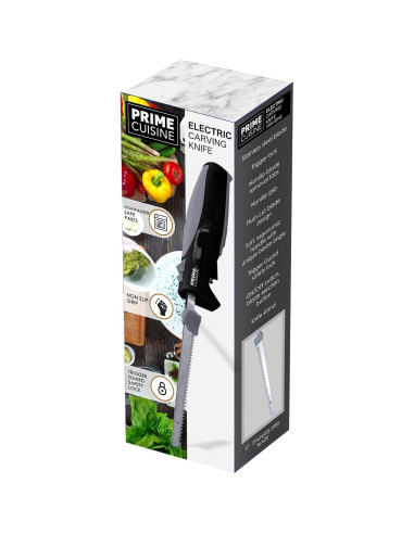 Cuchillo Eléctrico Prime Cuisine 22.86 cm Acero Inoxidable