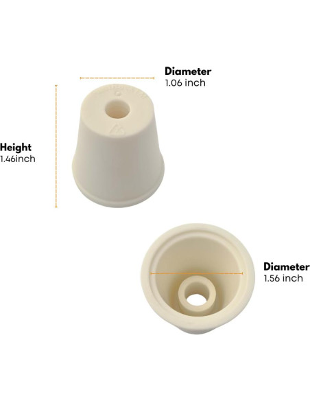 Tapones de Burbujas Gemelas y Universales Fermtech - Paquete de 2