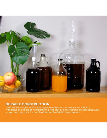 Tapones de Burbujas Gemelas y Universales Fermtech - Paquete de 2