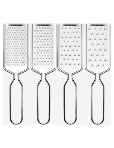 Rallador de Queso Acero Inoxidable Qivorimith 4 PCS