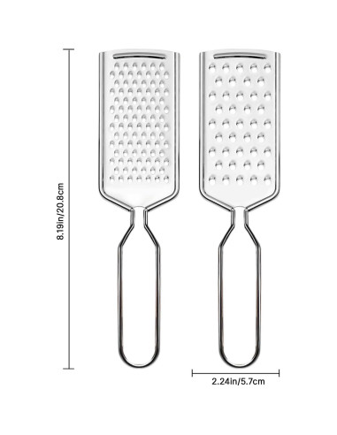 Rallador de Queso Acero Inoxidable Qivorimith 4 PCS
