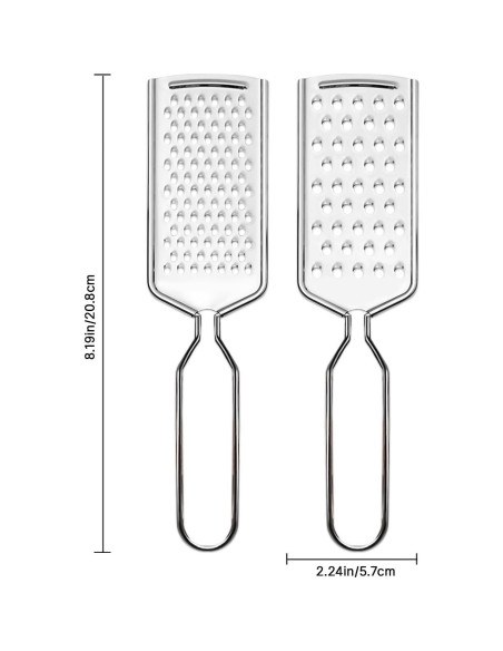 Rallador de Queso Acero Inoxidable Qivorimith 4 PCS