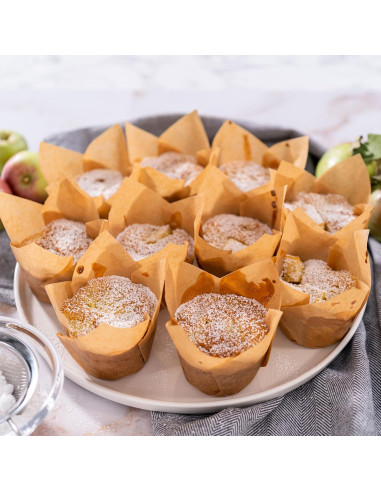 50 Piezas Forros de Cupcake Tulipán HARFINGTON Rosa