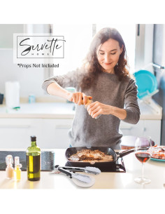 Soporte para cuchara de cerámica Chef Gordo - 29.85x10.16cm 2