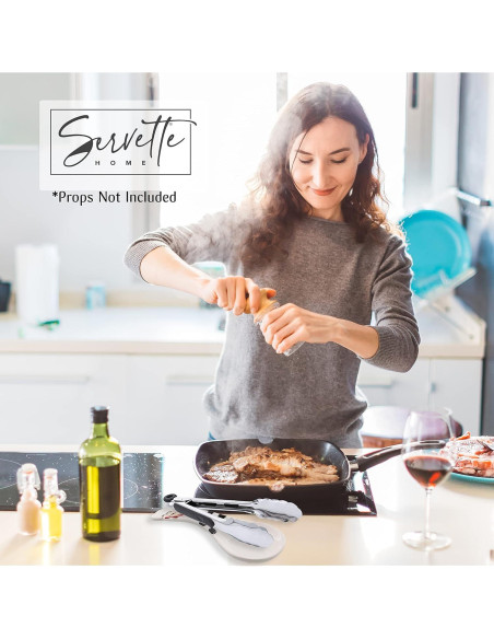 Soporte para cuchara de cerámica Chef Gordo - 29.85x10.16cm