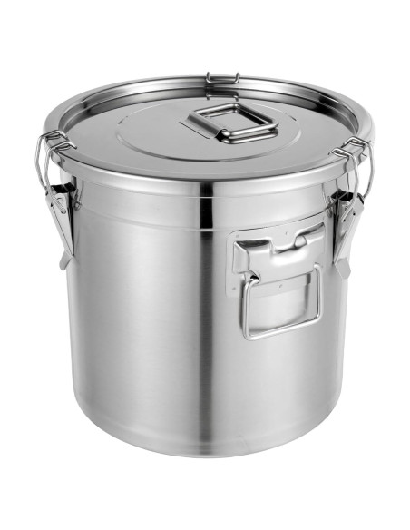 Recipiente Hermético de Acero Inoxidable Fonova 21L para Alimentos