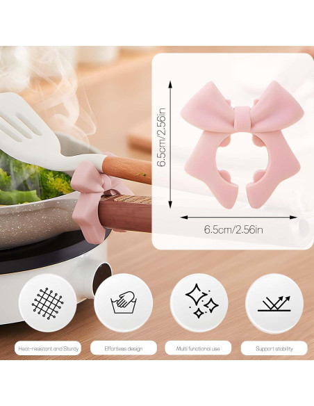 Soporte para Cuchara y Espátula de Silicona Dexprosy - Antideslizante y Resistente al Calor