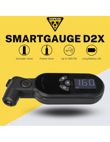 Medidor de Presión de Neumáticos Digital Topeak TSG-D2X 260 PSI