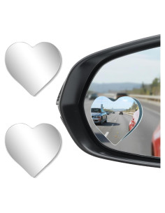 Espejos de Punto Ciego LivTee HD Convexos 6cm x 5.5cm Paquete de 2