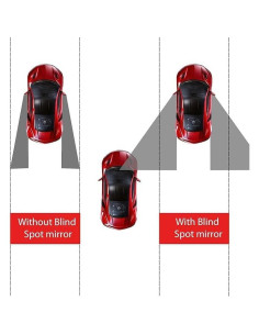 Espejos de Punto Ciego LivTee HD Convexos 6cm x 5.5cm Paquete de 2 2