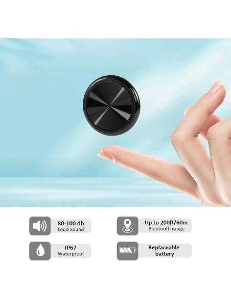 Etiqueta de Rastreo Inteligente USRIXITECH para Llaves y Más