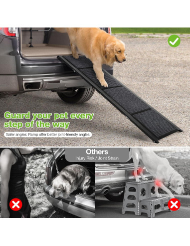 Rampa Plegable para Perros FAHKNS 180 cm Antideslizante