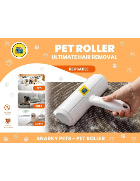 Rodillo Removedor de Pelo de Mascotas Snarky Pets - Reutilizable