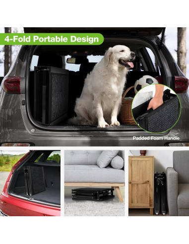 Rampa Plegable para Perros FAHKNS 180 cm Antideslizante
