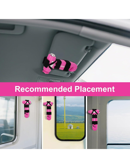 Rompe Ventanas Dlvkavo 3-en-1 Martillo de Seguridad Rosa