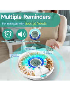 Dispensador Automático de Pastillas Windtrace Verde 28 Días 2