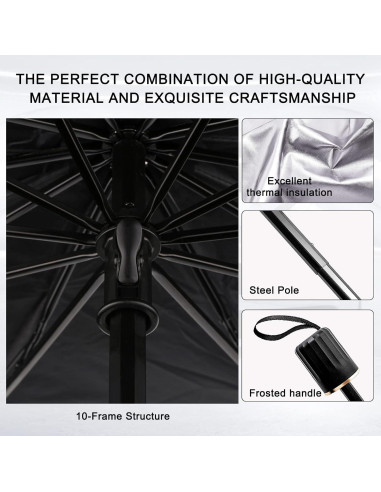 Paraguas Sombra para Parabrisas Sodcay SOZYS-L 140x79cm UV