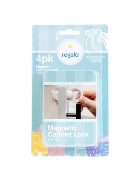 Cerraduras Magnéticas de Seguridad Regalo - 4 Unidades, Fácil Instalación