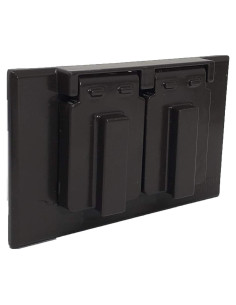 Cubierta de Salida a Prueba de Climas Sealproof 1-Gang Bronce