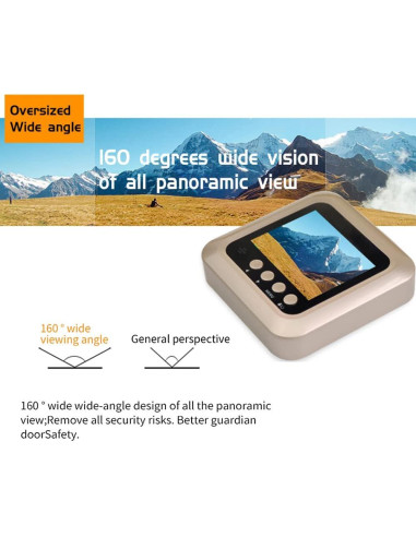 Visor de Puerta Inteligente Splenssy con Pantalla LCD 2.4"