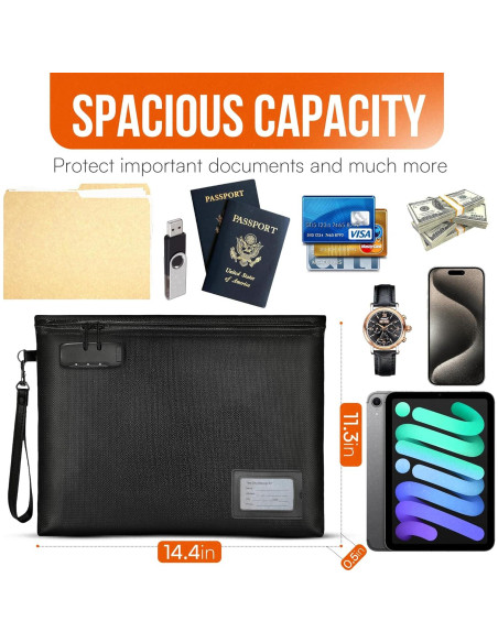 Bolsa de Documentos a Prueba de Fuego DITT BESTE VALG 36.6x28.7cm