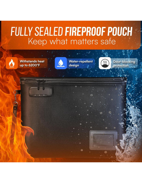 Bolsa de Documentos a Prueba de Fuego DITT BESTE VALG 36.6x28.7cm