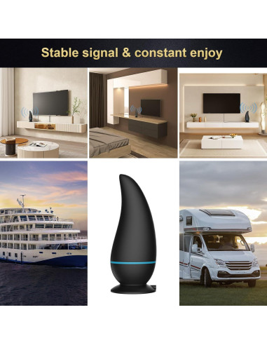 Antena de TV Interior Honiitaa 750+ Millas HD Amplificada