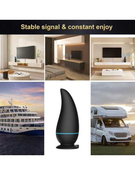 Antena de TV Interior Honiitaa 750+ Millas HD Amplificada